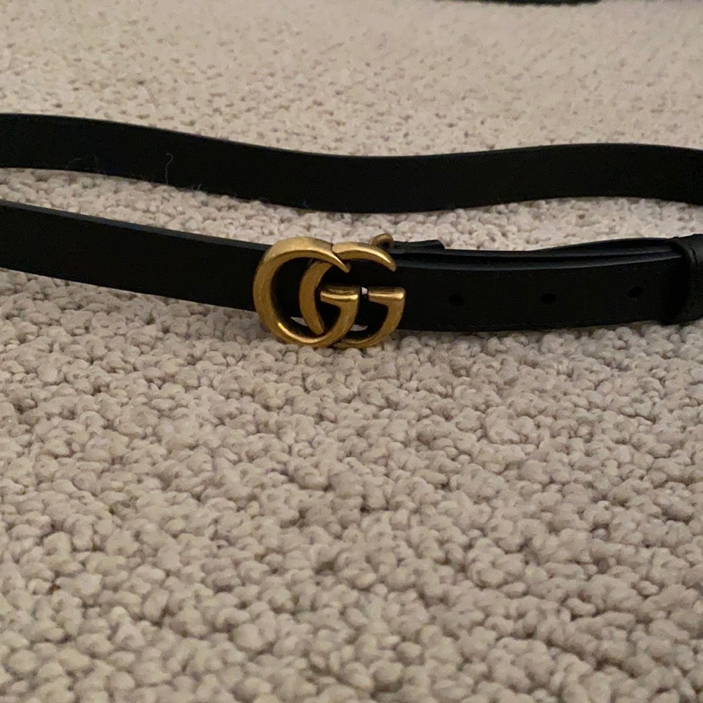 Thin Gucci Belt Size 75